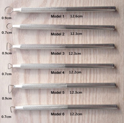 STAINLESS STEEL LOOP TOOLS SET 6PCS